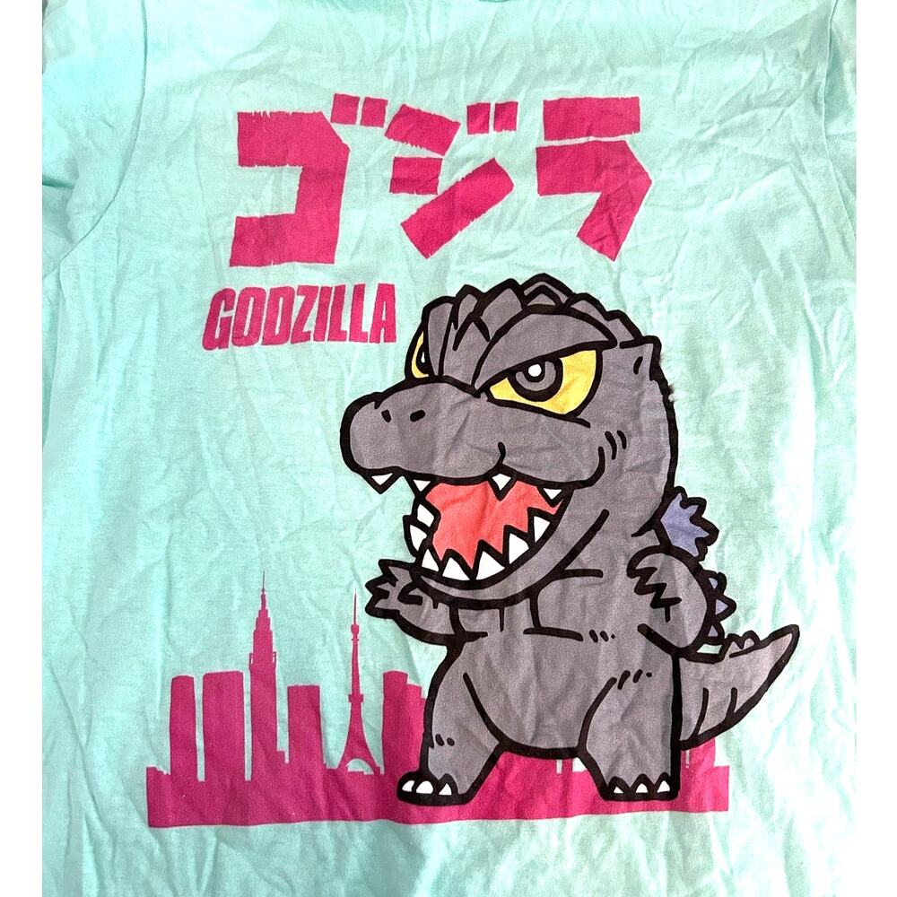 GODZILLA Graphic Tee NEW Blue Short Sleeve Size S